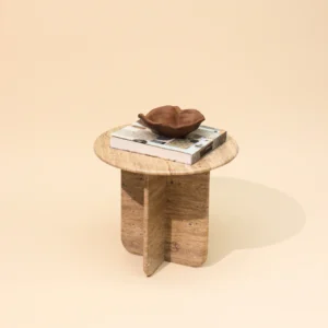 Norge Marble Table - Travertine