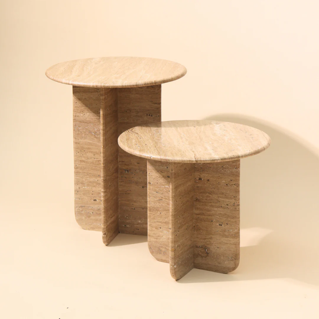 Norge Marble Table - Travertine - Image 10