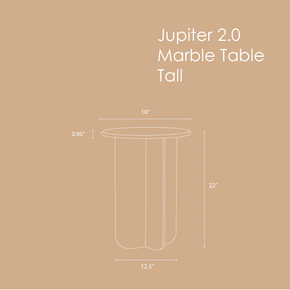 Norge Marble Table - Jupiter - Image 2